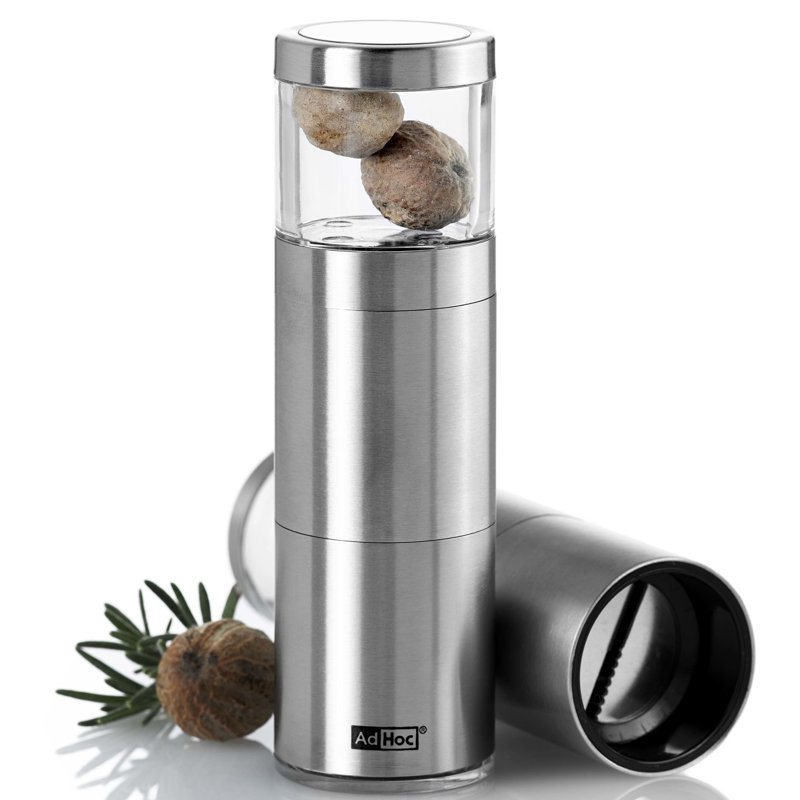 AdHoc MUSKATINO Stainless Steel Nutmeg Mill Nut Grinder & Reviews Wayfair